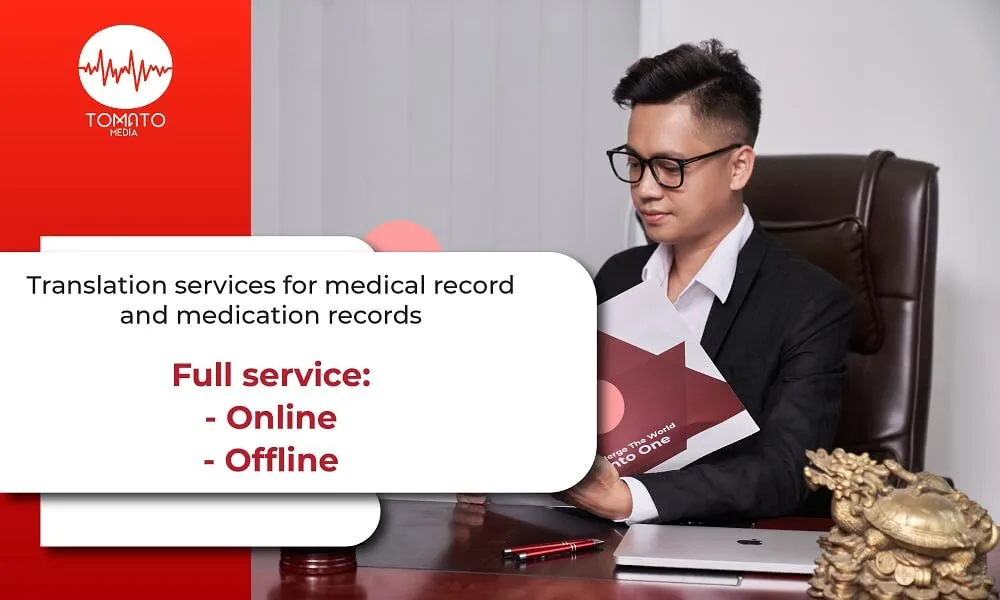 Translation services for medical record and medication records - 1