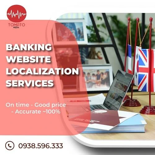 Banking website localization services