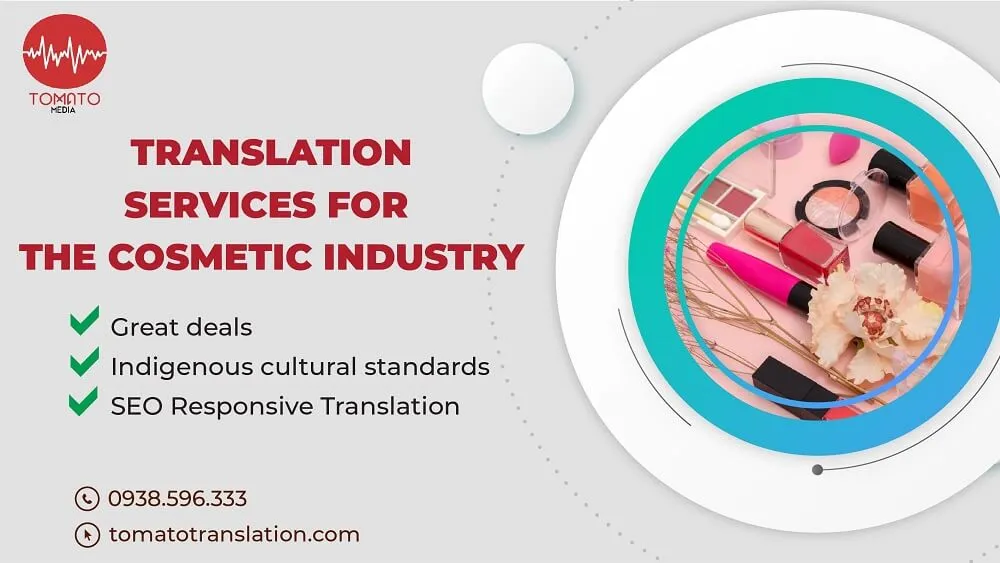 Document and profile translation services for cosmetic enterprises