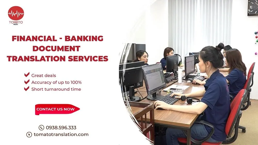 Financial - banking document translation services