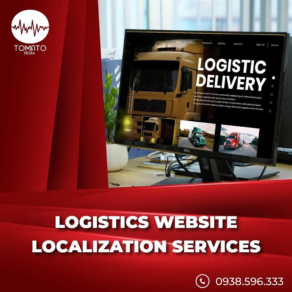 Logistics website localization services
