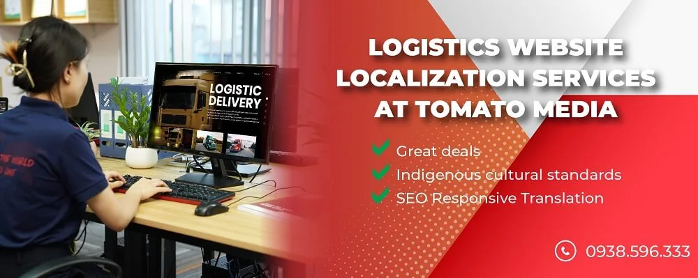 Logistics website localization services
