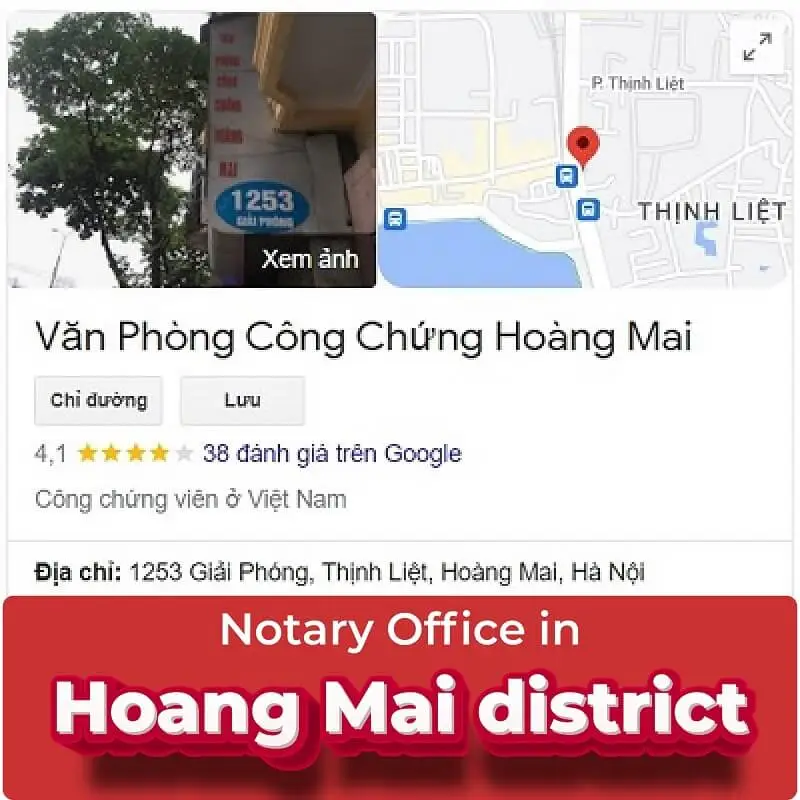Hoang Mai Notary Office