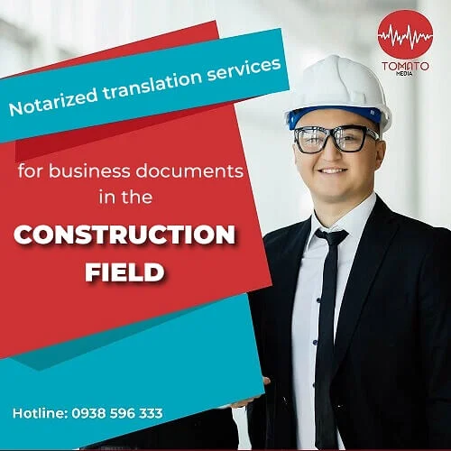 Notarized translation services for business documents in the construction field