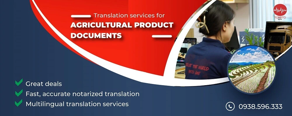 Translation services for agricultural product documents - 3