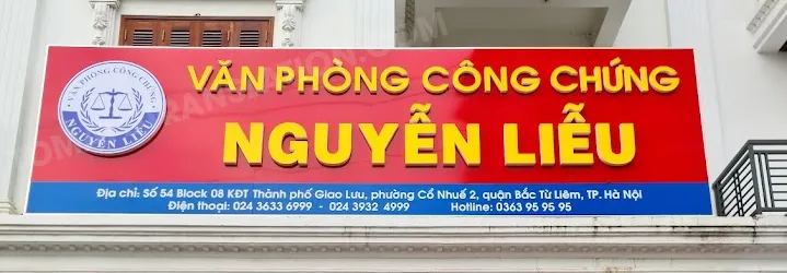 Văn phòng công chứng Hà Nội - Nguyễn Liễu