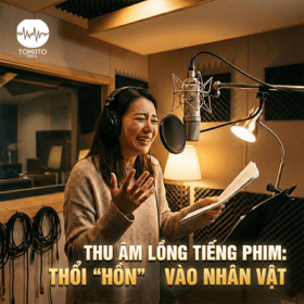 Thu âm lồng tiếng thổi hồn vào nhân vật