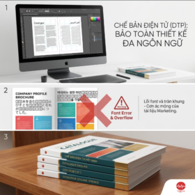 chế bản điện tử tài liệu marketing