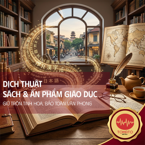 Dịch thuật sách ấn phẩm giáo dục