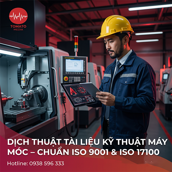 dịch thuật tài liệu kỹ thuật máy móc