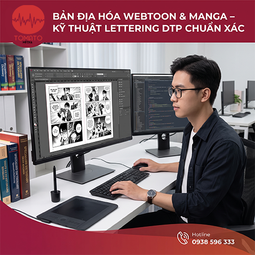 bản địa hoá webtoon manga
