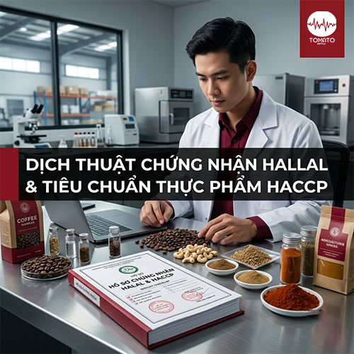 dịch thuật chứng nhận hallal