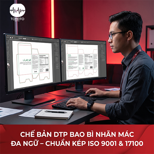 chế bản điện tử bao bì nhãn mác