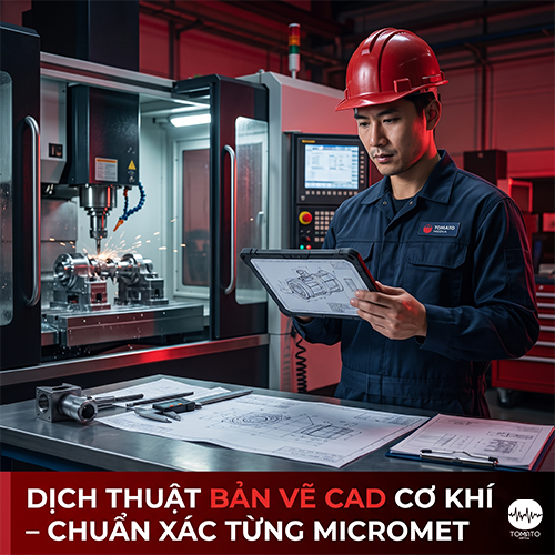 dịch thuật bản vẽ cad cơ khí